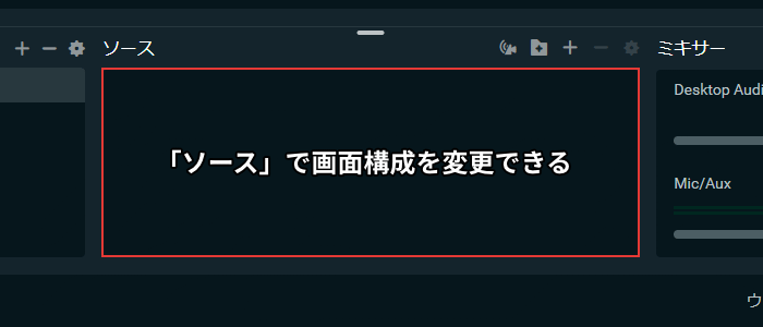 Slobs Obsでシーン ソースを作成する方法 配信画面をカスタマイズ ミライヨッチ